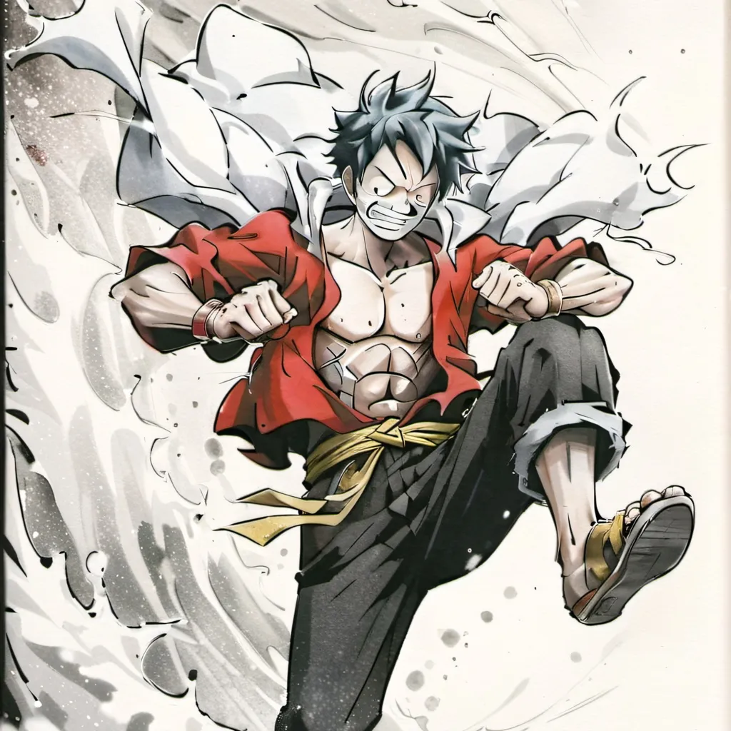 chat with ai character: monkey d luffy