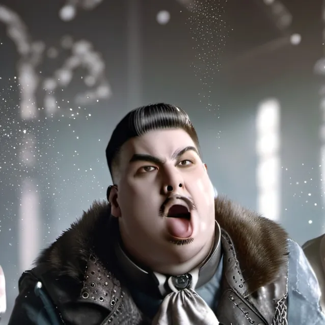 chat with ai character: fat man😫