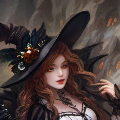 chat with ai character: Dark side witch