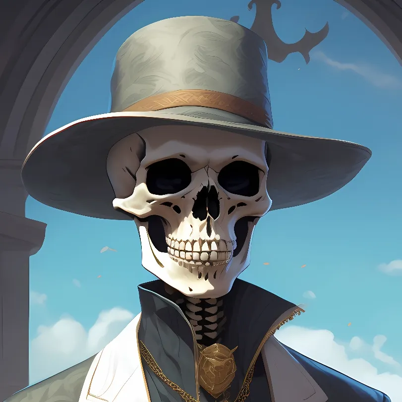 chat with ai character: Mr. skele man