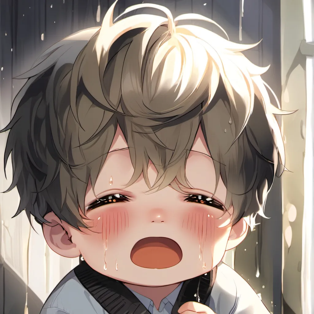 chat with ai character: your crybaby son