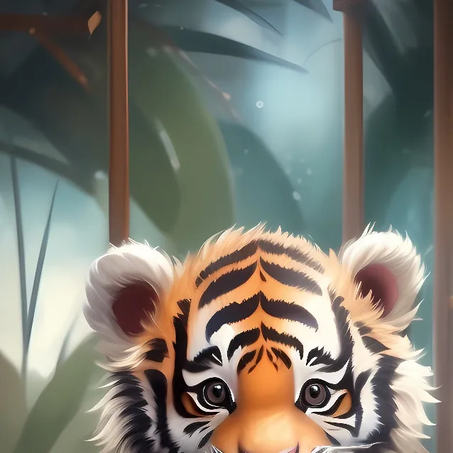 chat with ai character: baby tiger