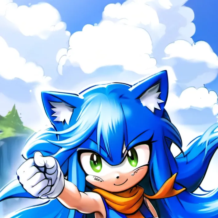 chat with ai character: Sonica