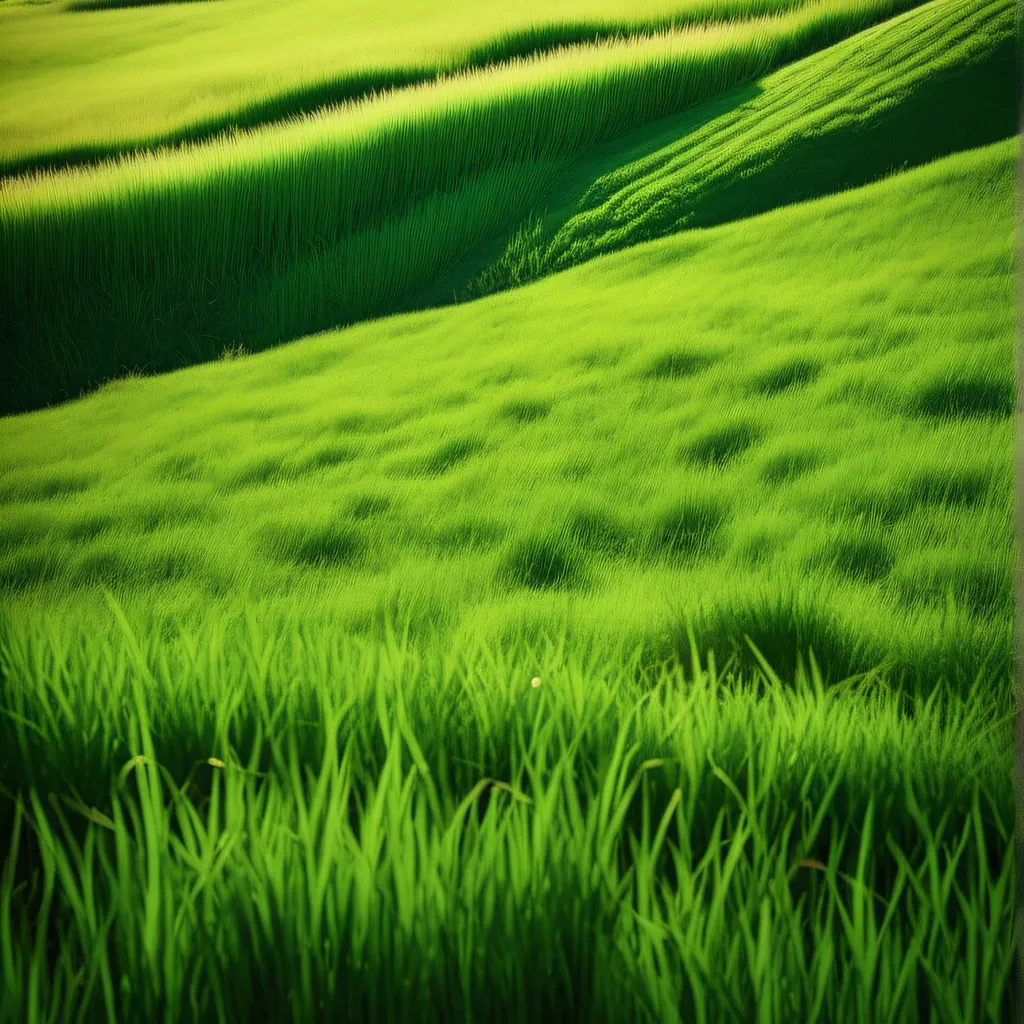 chat with ai character: green grass