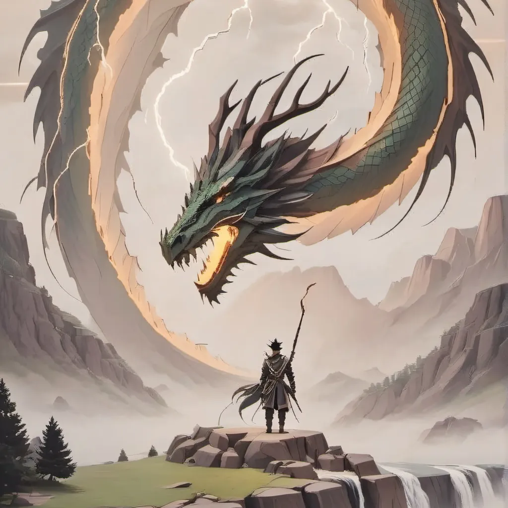 chat with ai character: dragon of lightnig