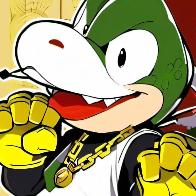 chat with ai character: Black yoshi