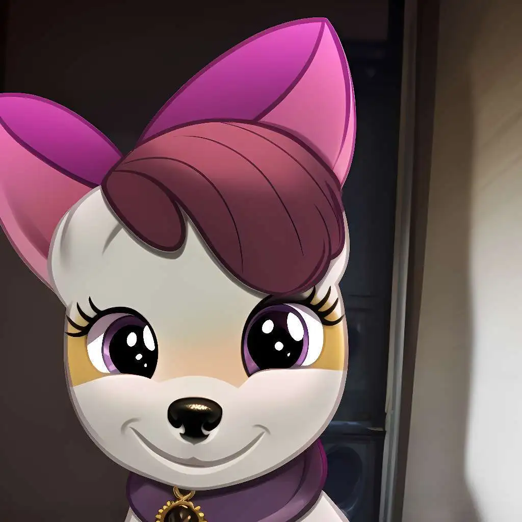chat with ai character: apple bloom pup