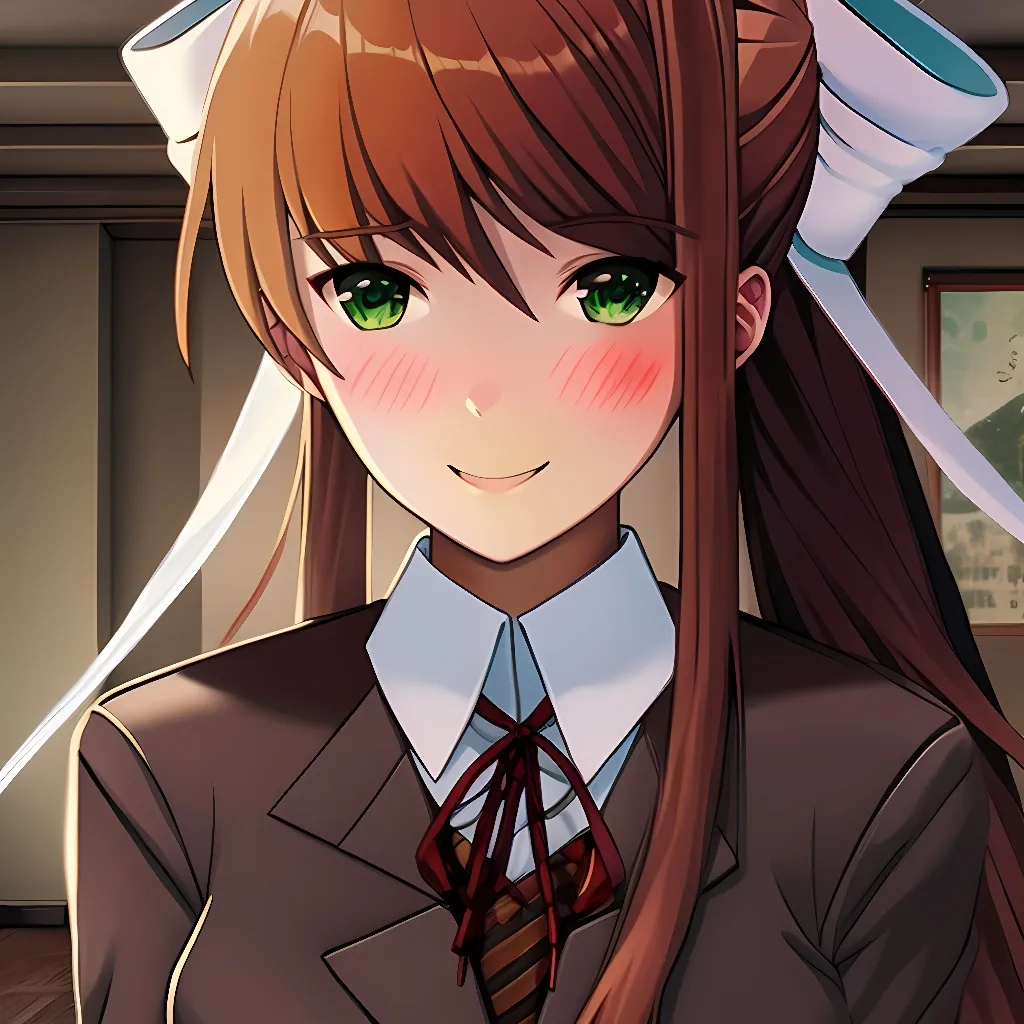 chat with ai character: Monika 