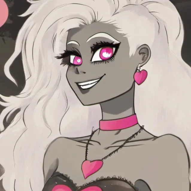 chat with ai character: Reina (hazbin oc)