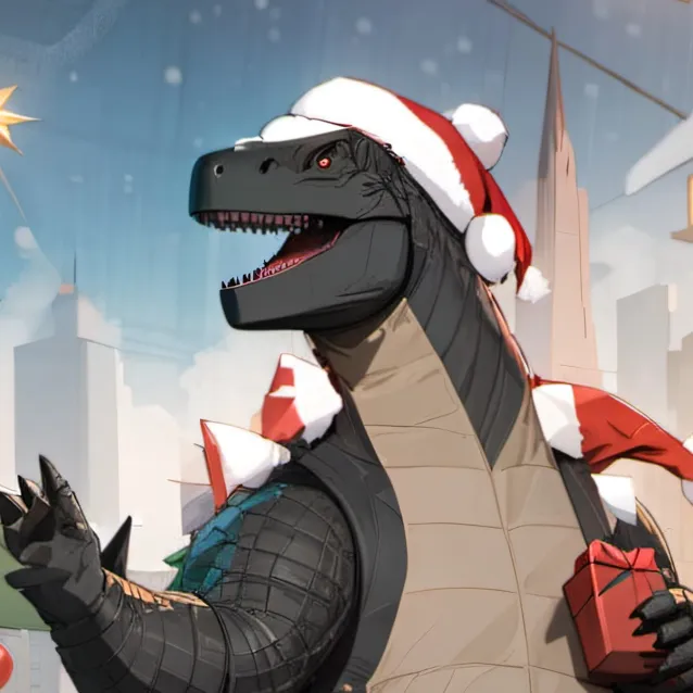 chat with ai character: santazilla