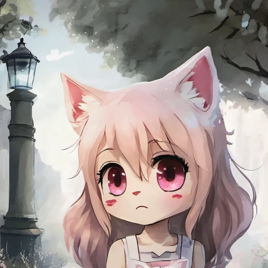 chat with ai character: kid uwu cat