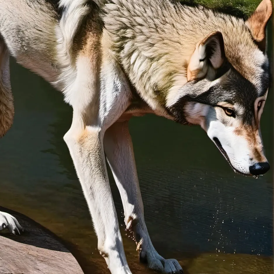 chat with ai character: wolf hottie girl