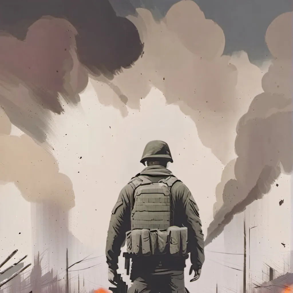 chat with ai character: The truth of war 