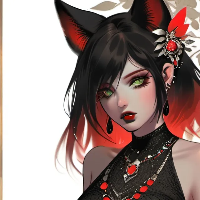 chat with ai character: Goth Kitty 