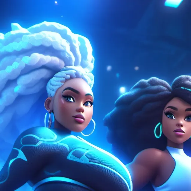 chat with ai character: Kisha and Lisa 