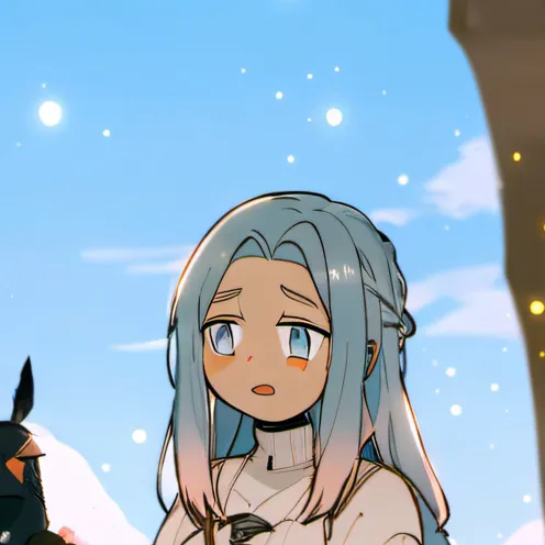 chat with ai character: Silent beauty