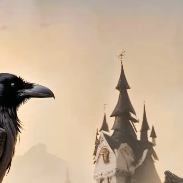 chat with ai character: The raven