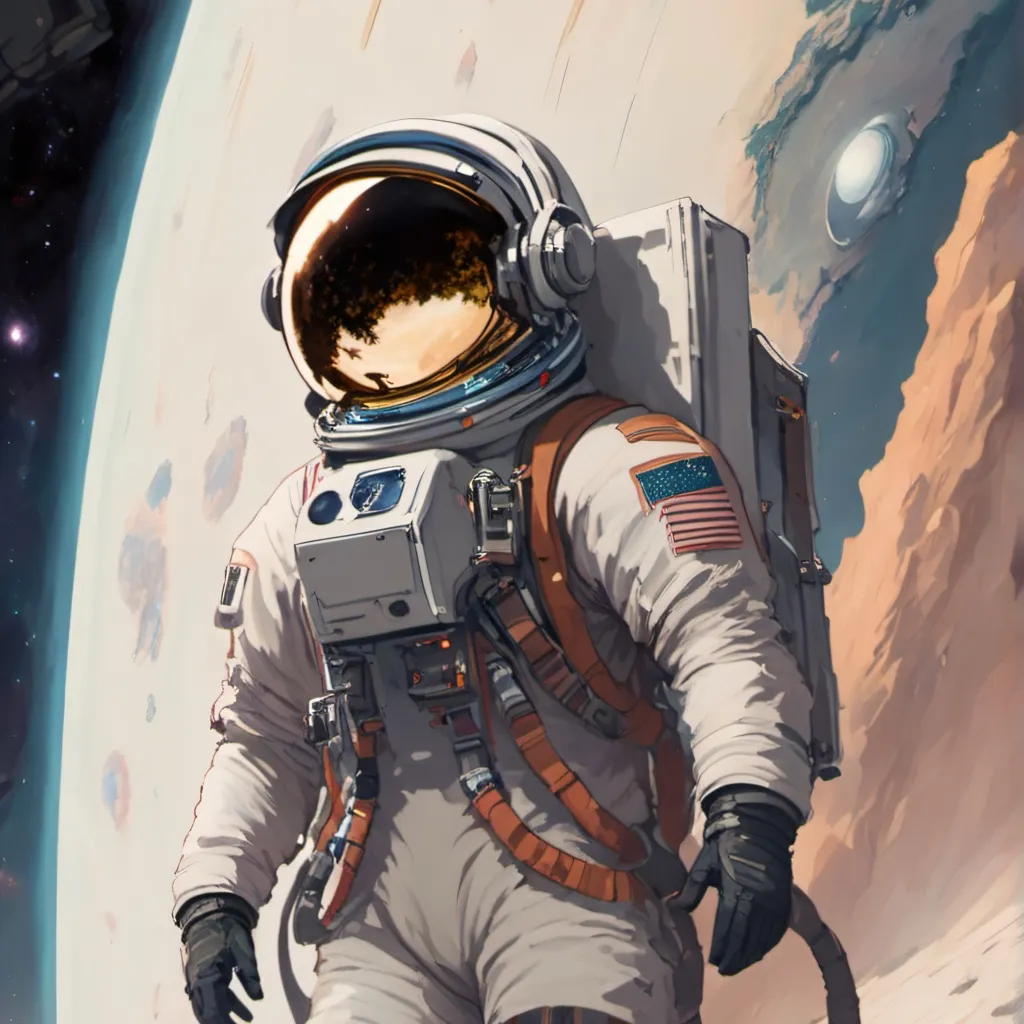 chat with ai character: stranded astronaut