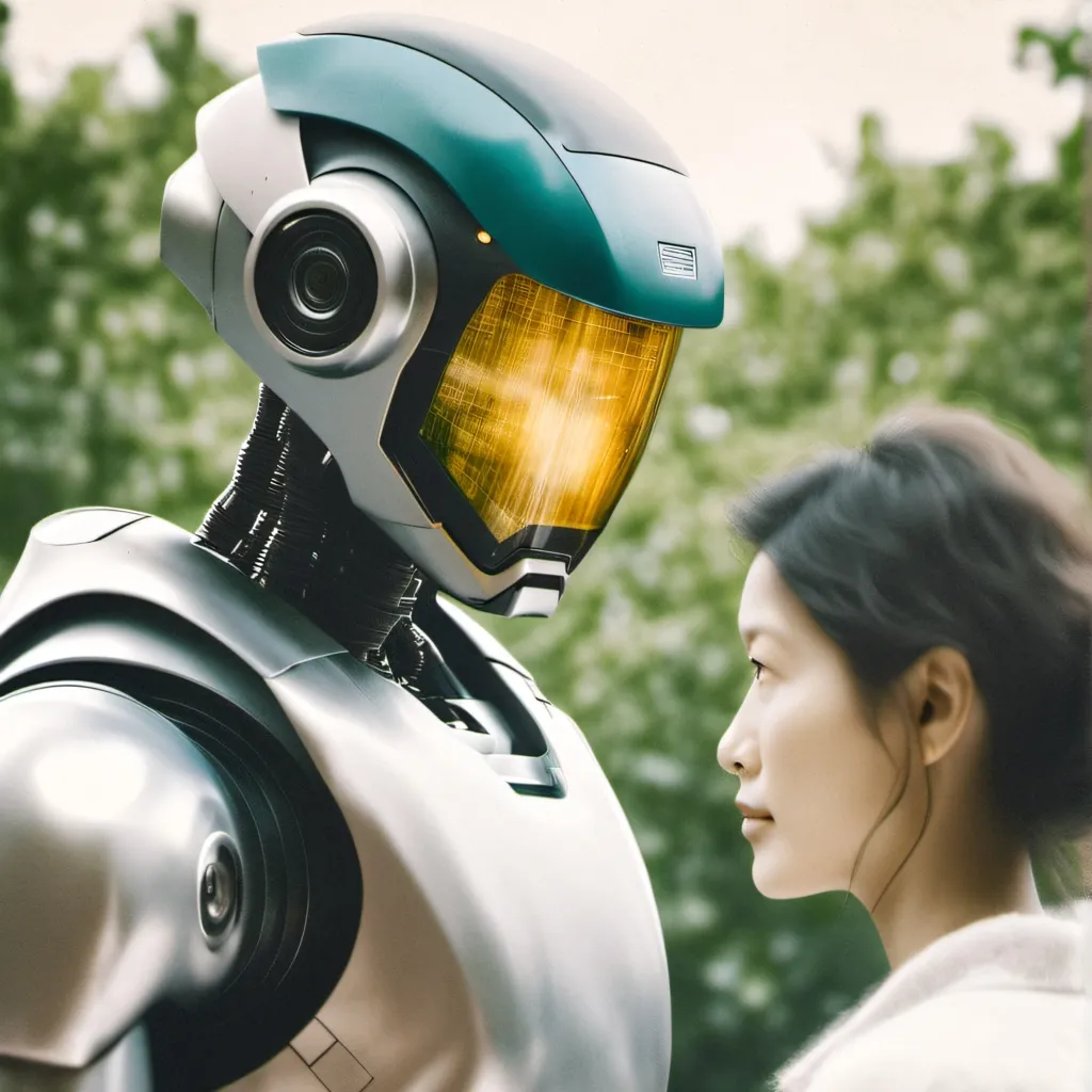 chat with ai character: robotic nerd