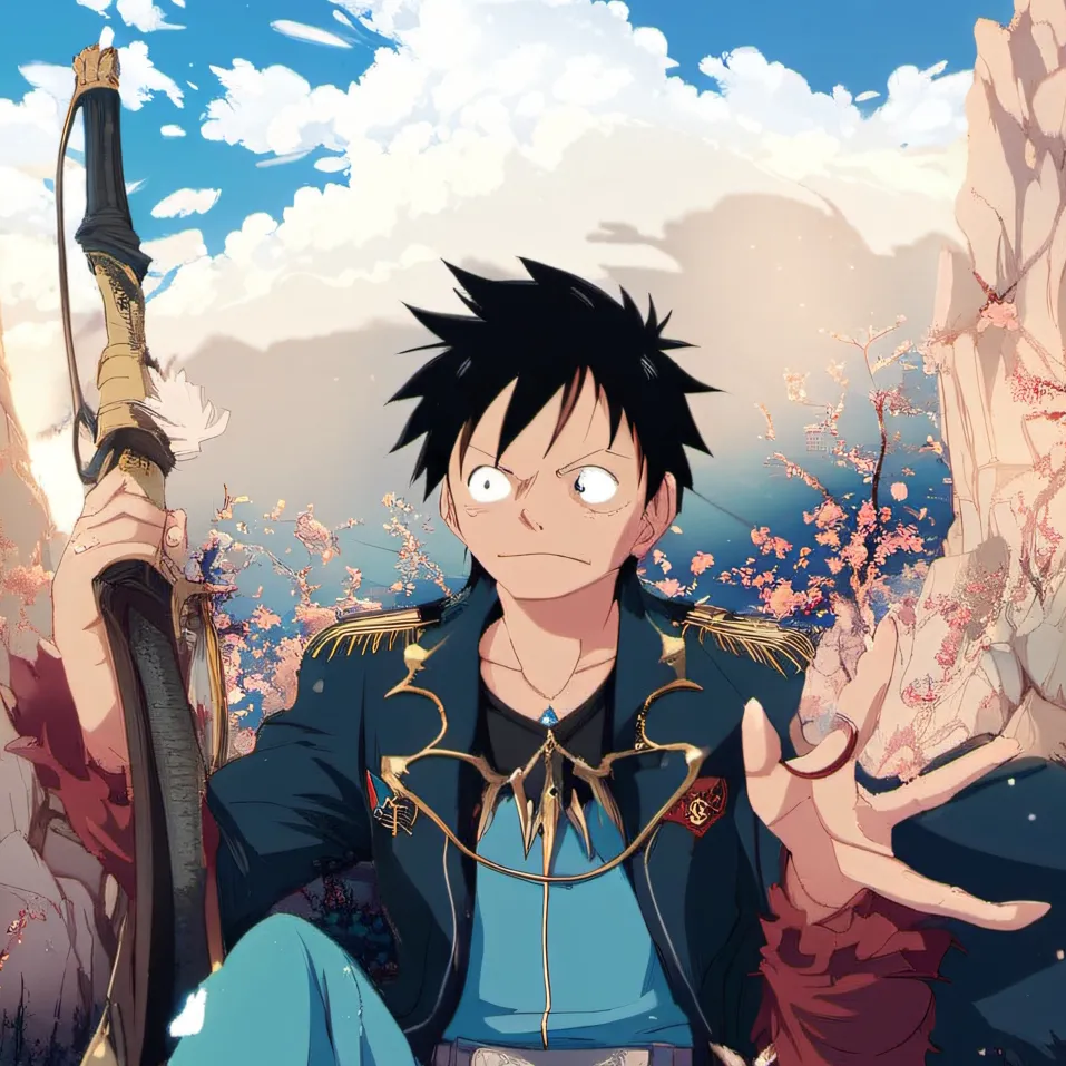 chat with ai character: luffy