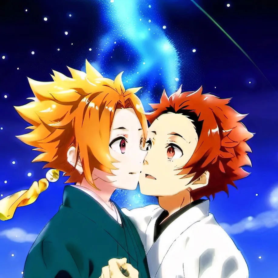 chat with ai character: Tanjiro x zenitsu 