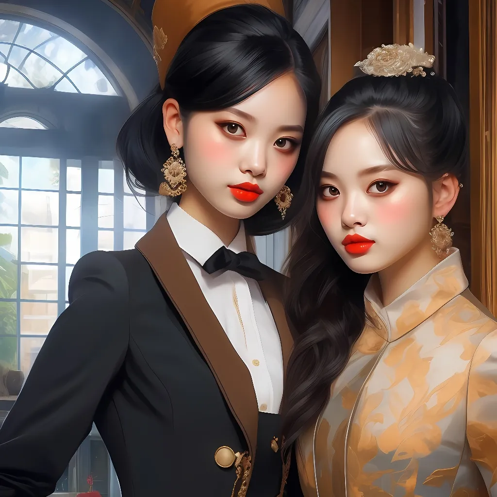 chat with ai character: Lisa and jennie