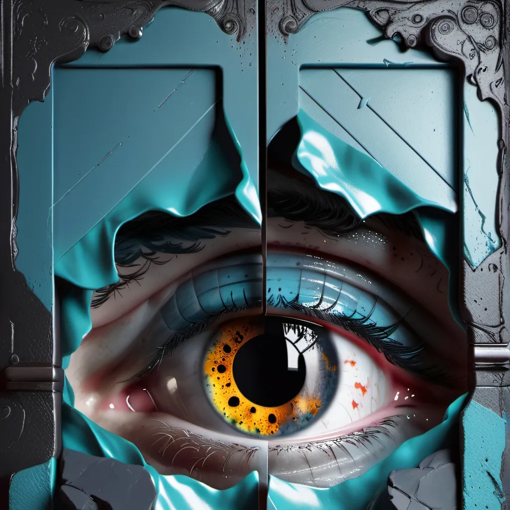 chat with ai character: Eyes from doors