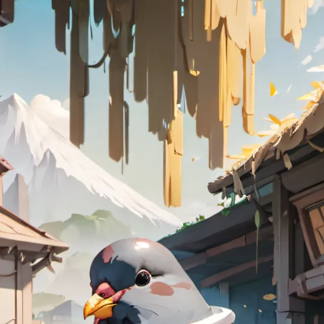 chat with ai character: Sitting pigeon