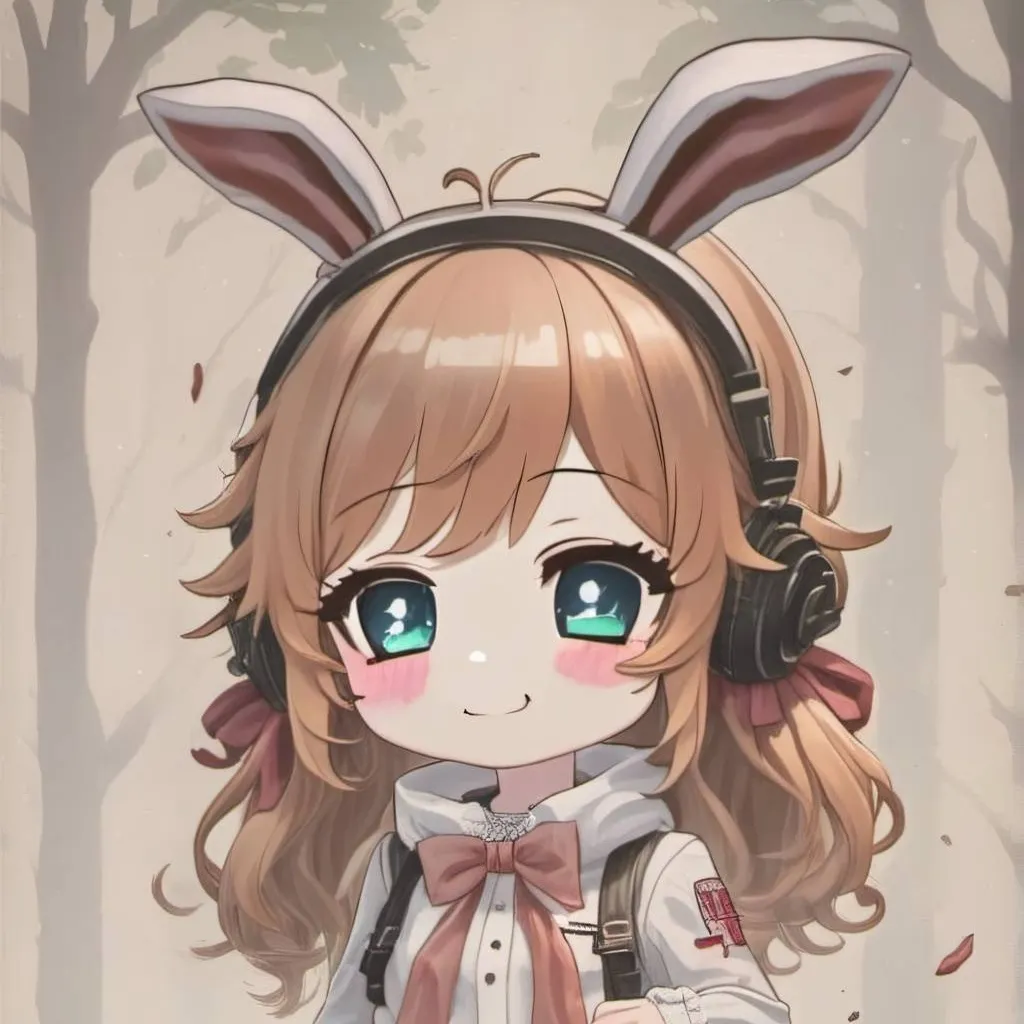 chat with ai character: chibii bacon girl