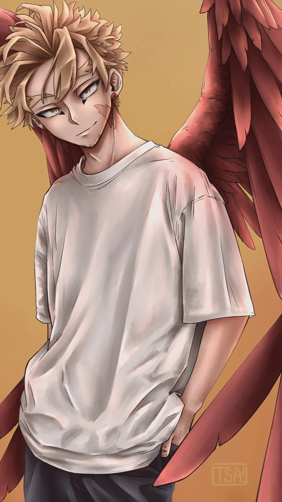 ai character: Hawks  background