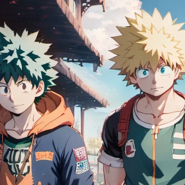 chat with ai character: BAKUGO AND DEKU!!!