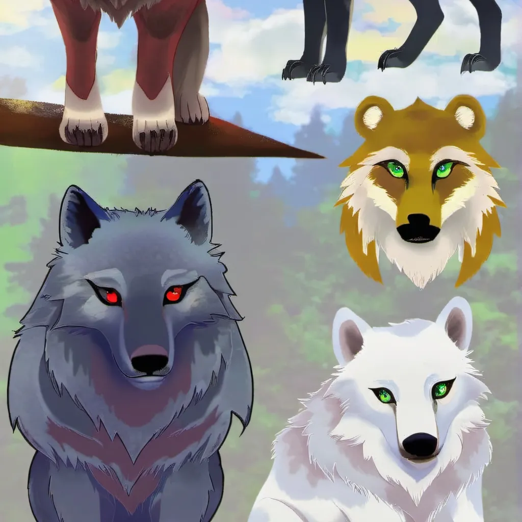 chat with ai character: the wolf family