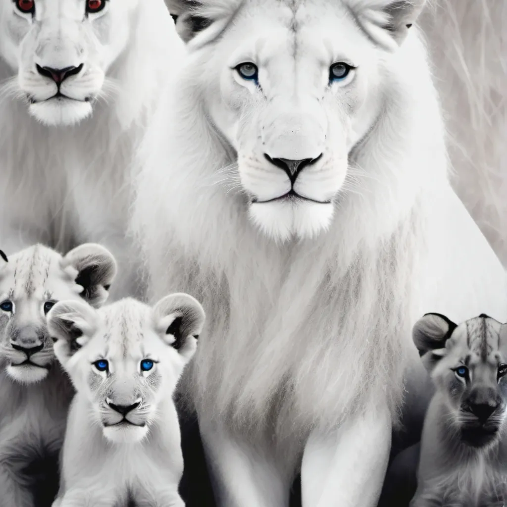 chat with ai character: the lion family