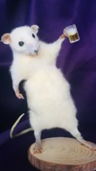 ai character: DA RAT CAVE 🐀🧀🧀 background