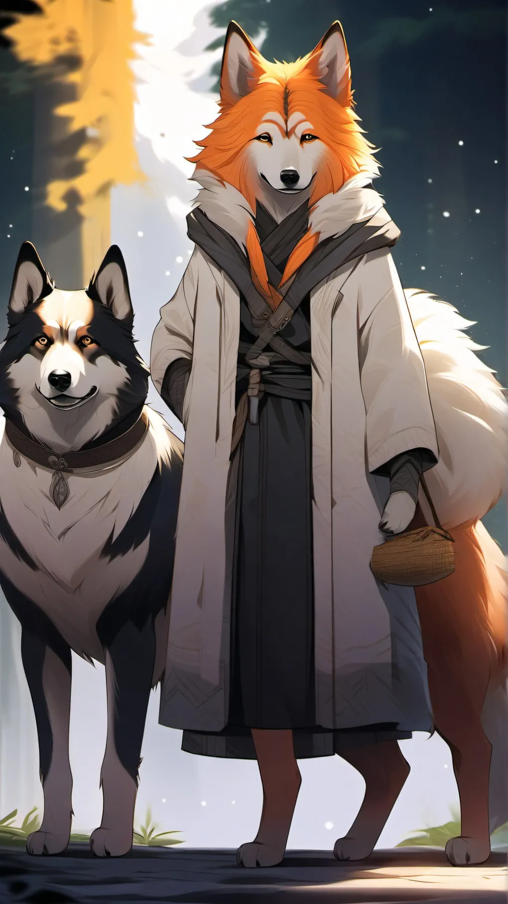 ai character: Chile from bluey  background