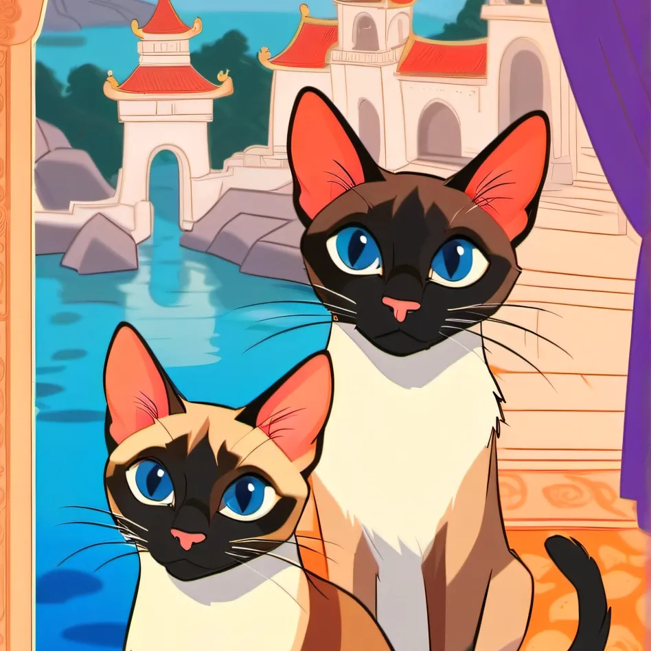 chat with ai character: ~°Siamese cats°~