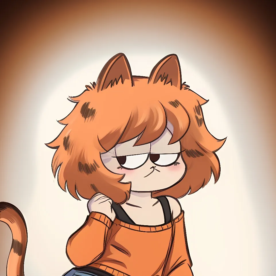 chat with ai character: Femboy Garfield