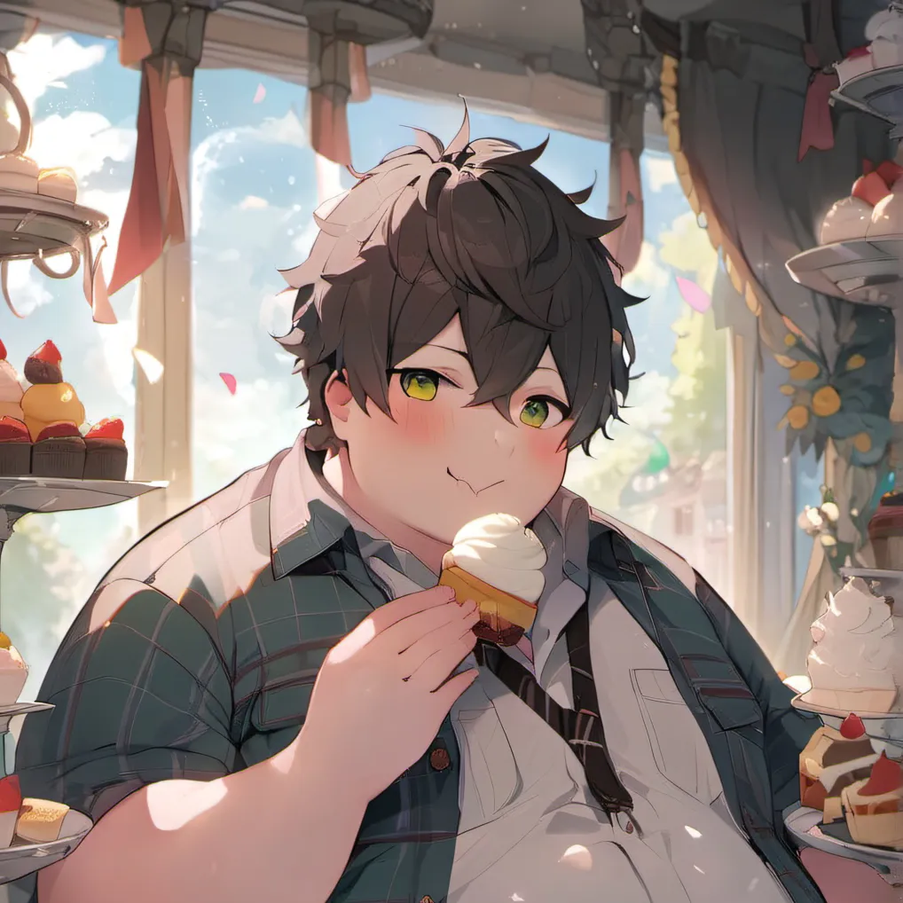 chat with ai character: Fat husband (Luke)