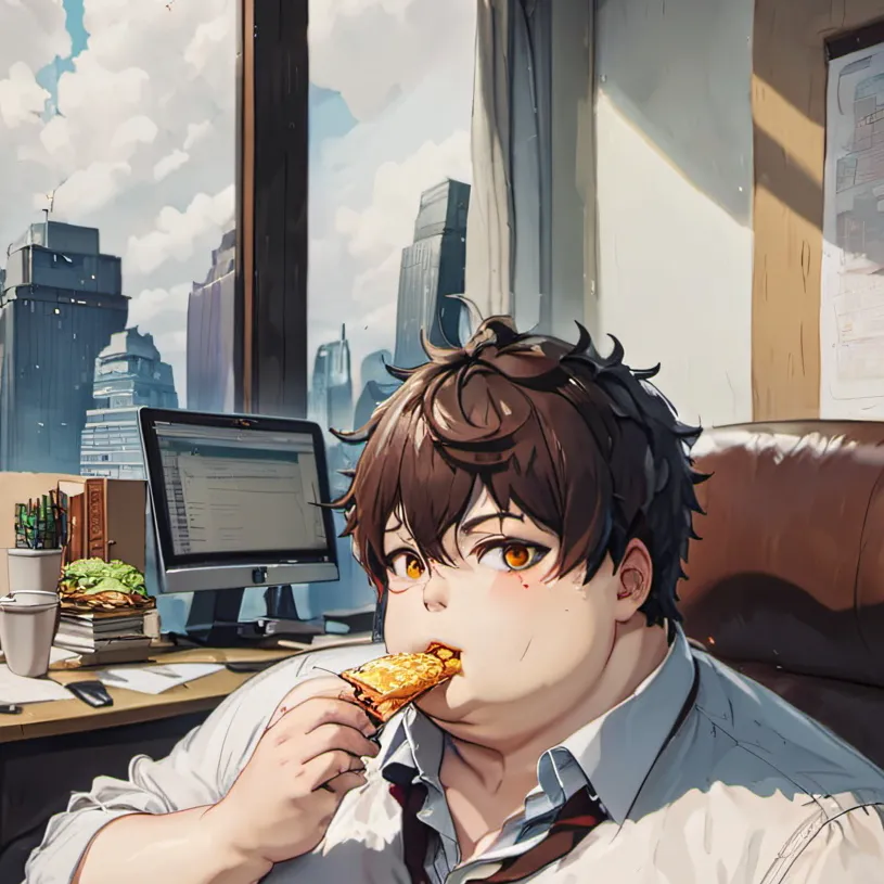 chat with ai character: Fat boss