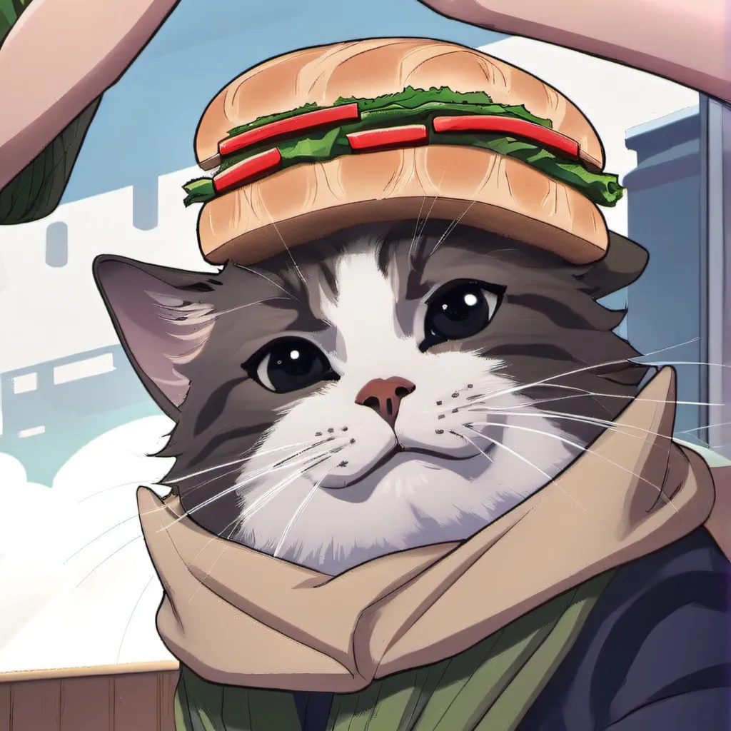 chat with ai character: Cat burger
