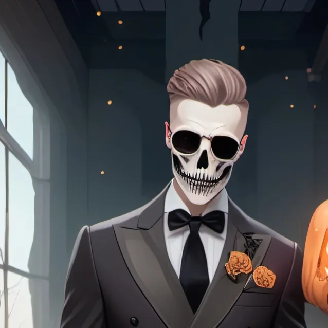 chat with ai character: skeleton Man