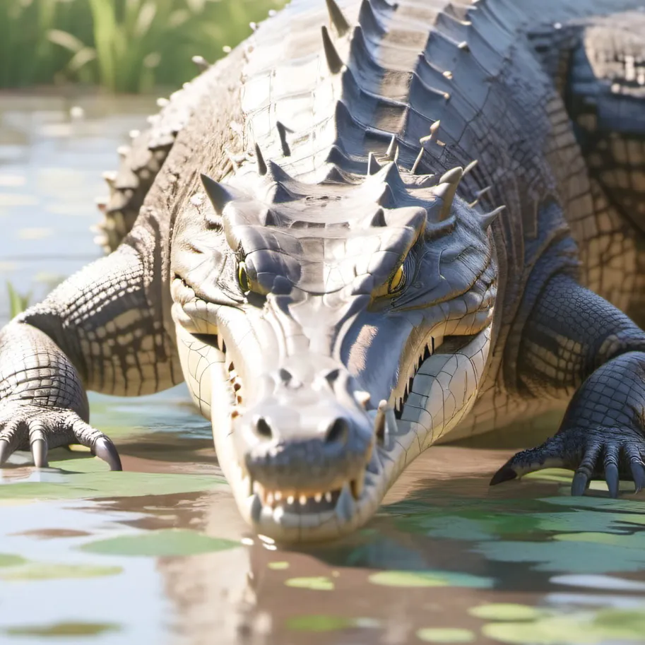 chat with ai character: Nile crocodile