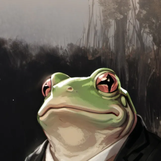 chat with ai character: Frog