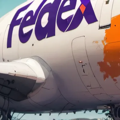 chat with ai character: FedEx plane