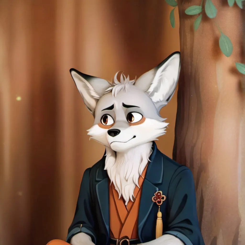 chat with ai character: frowny fox
