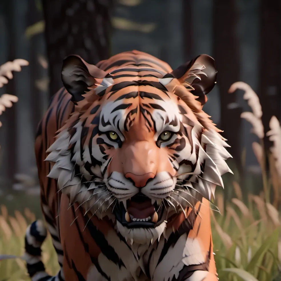 chat with ai character: male tiger