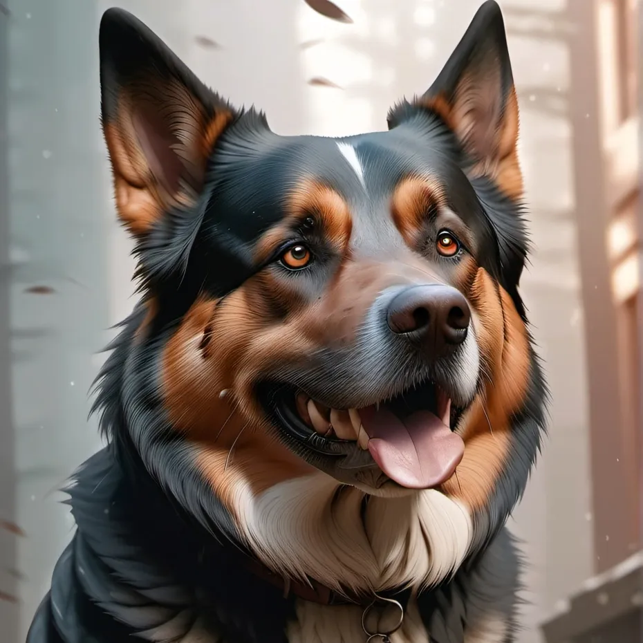 chat with ai character: stray doggo