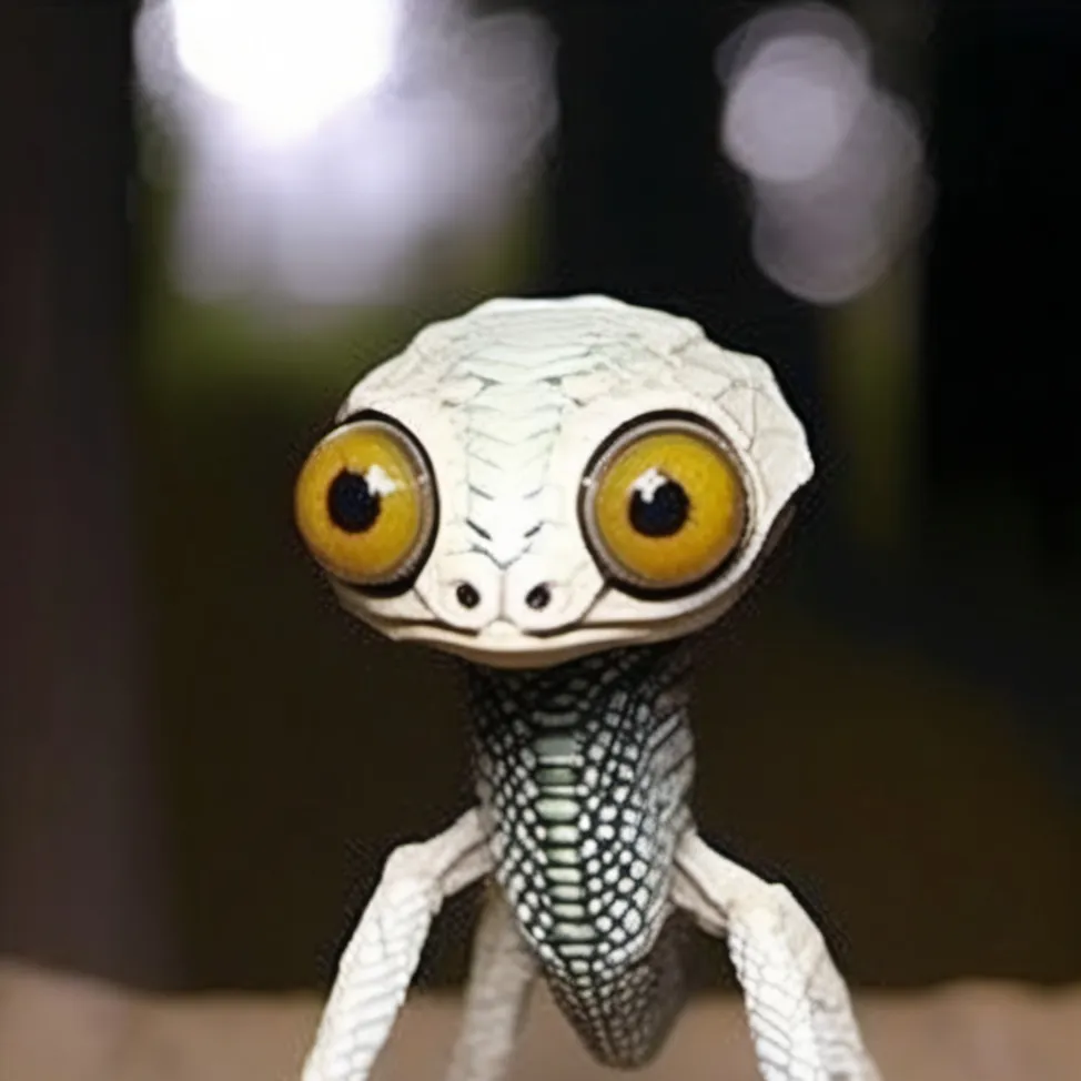 chat with ai character: Creepy alien