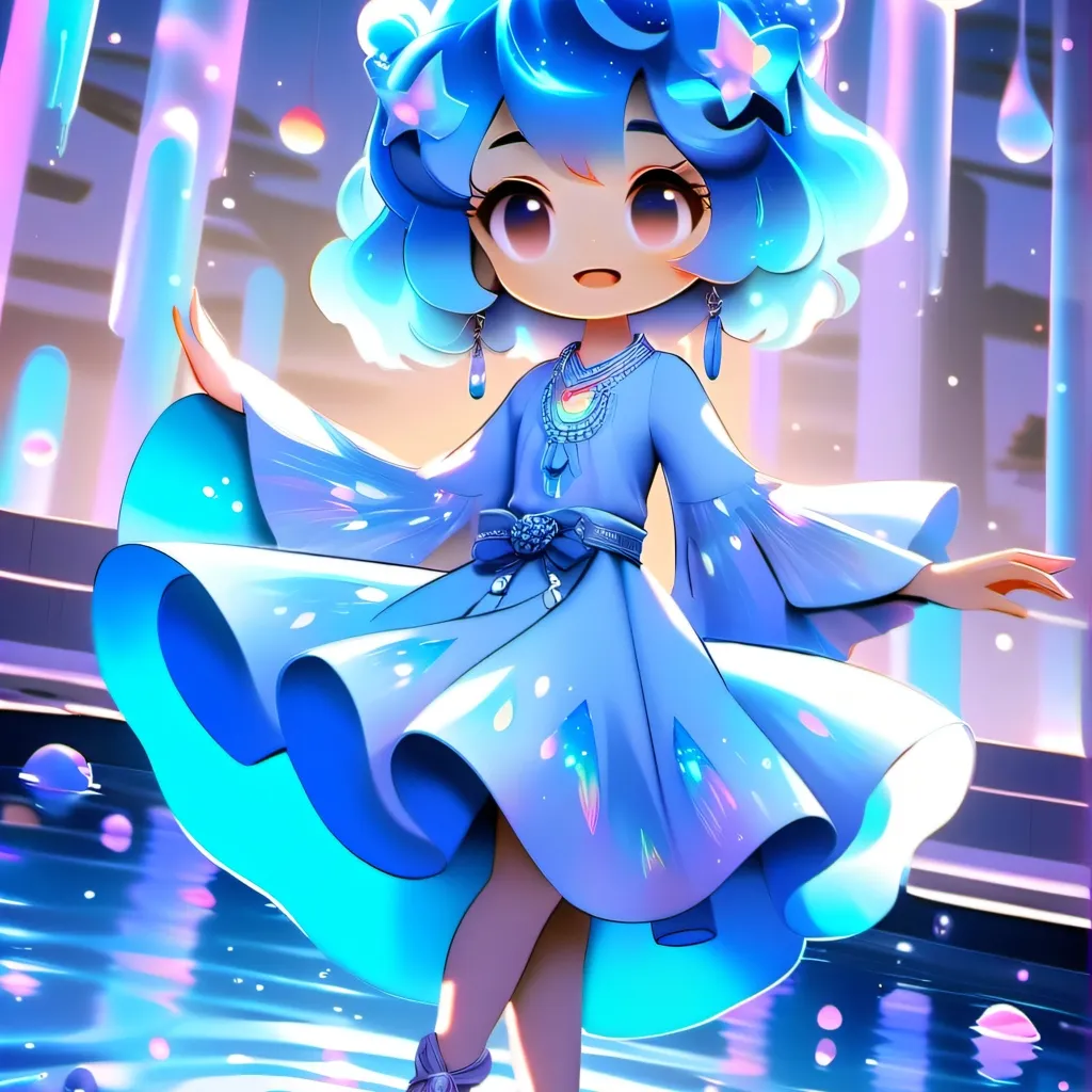 chat with ai character: Aphmau pool party