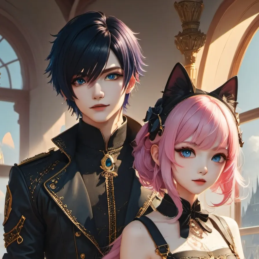 chat with ai character: kc and zane